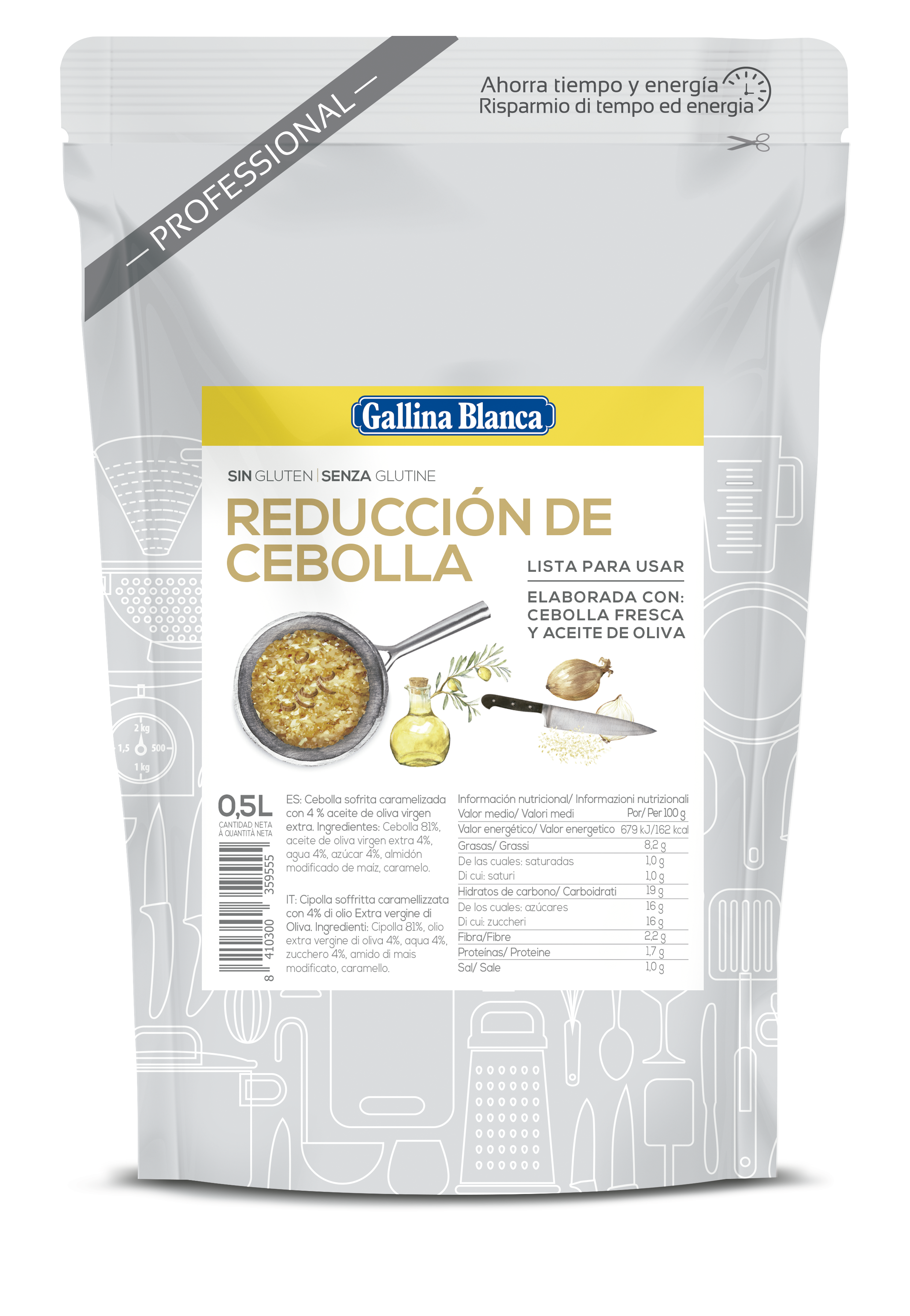 Reducción de cebolla 0,5kg