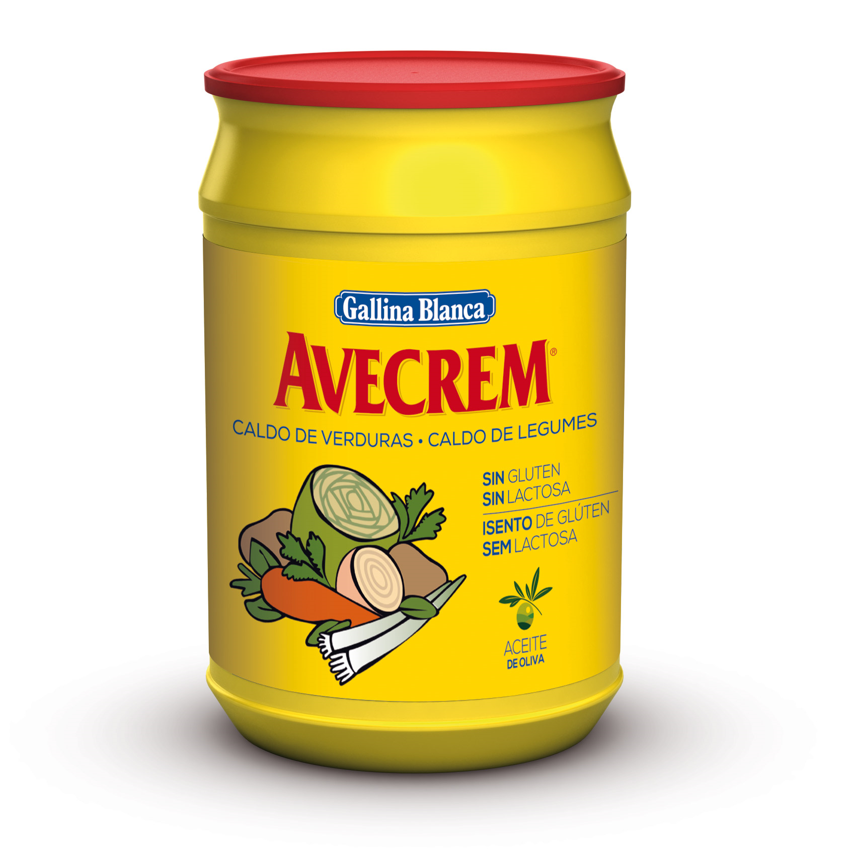 Avecrem de verduras, sin gluten ni lactosa, 1kg