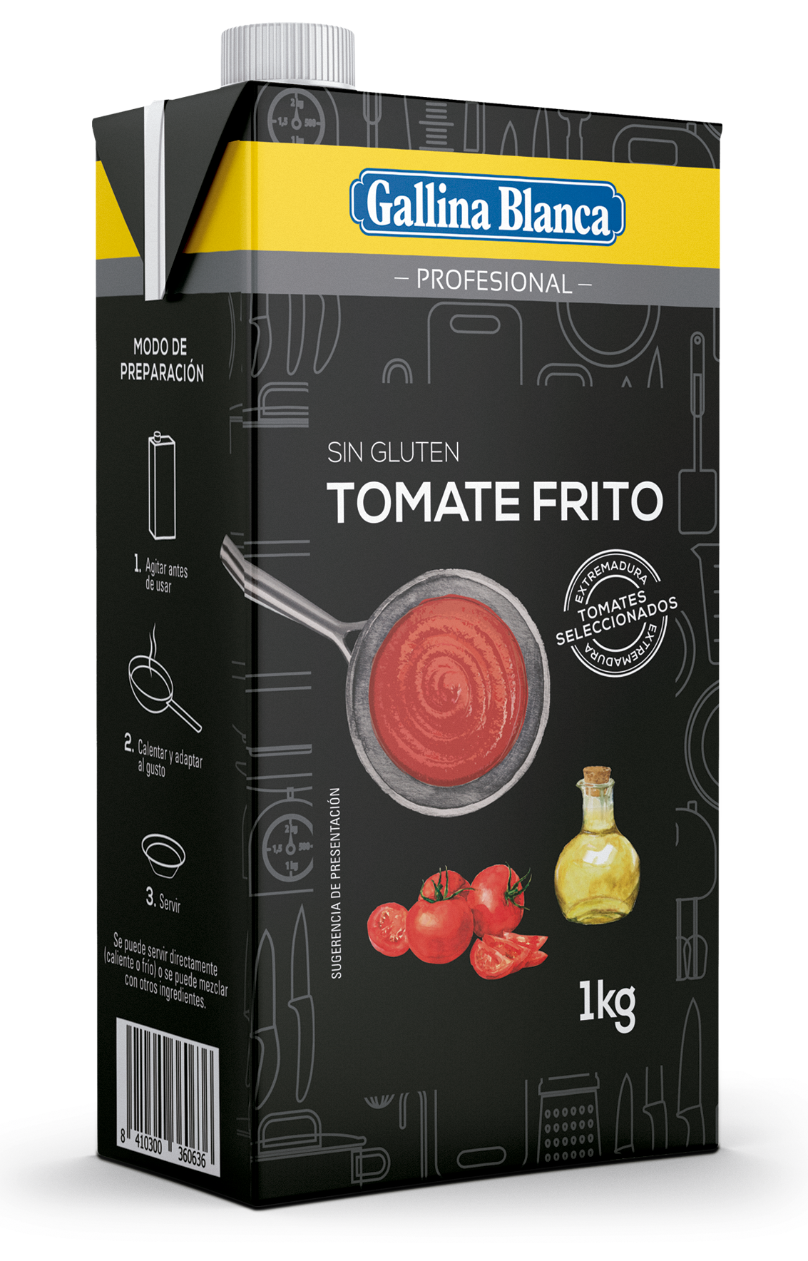Tomate frito en brik 1kg