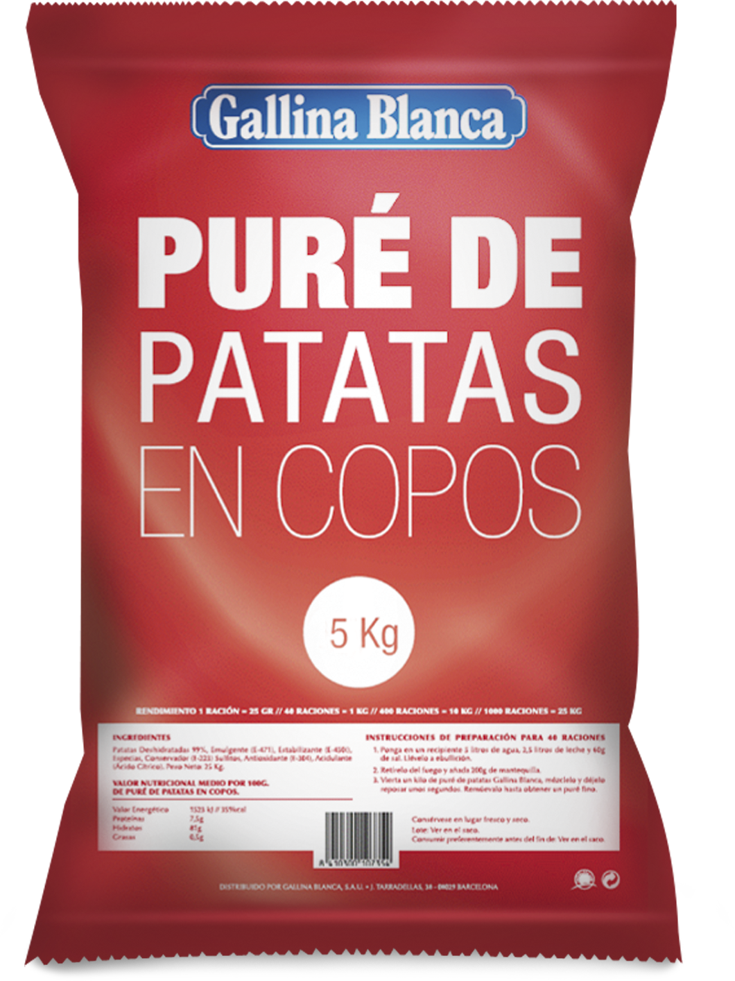Puré de patatas 5kg