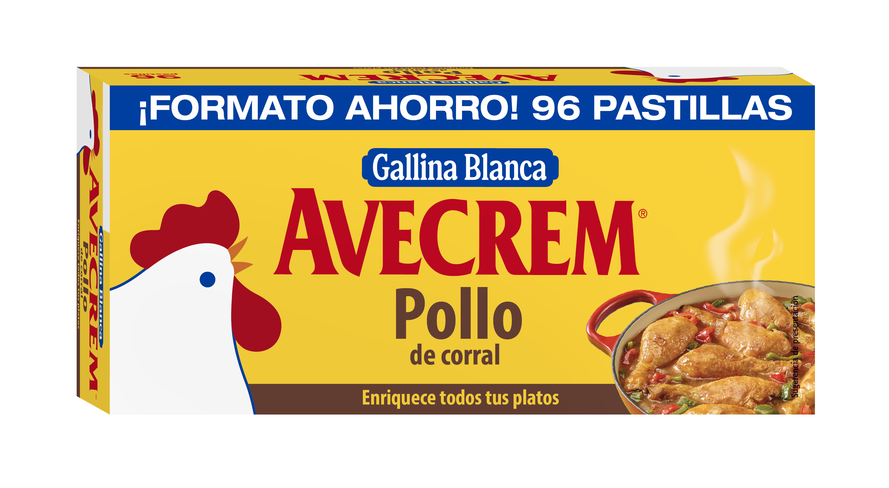 Avecrem de pollo 96 pastillas