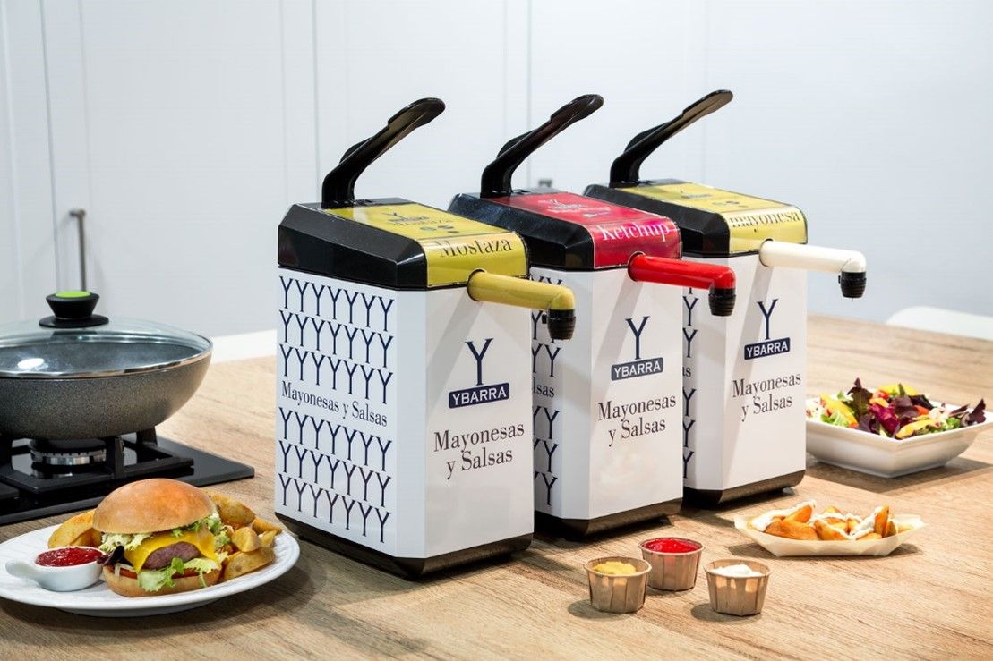 Dispensador de mayonesas y salsas