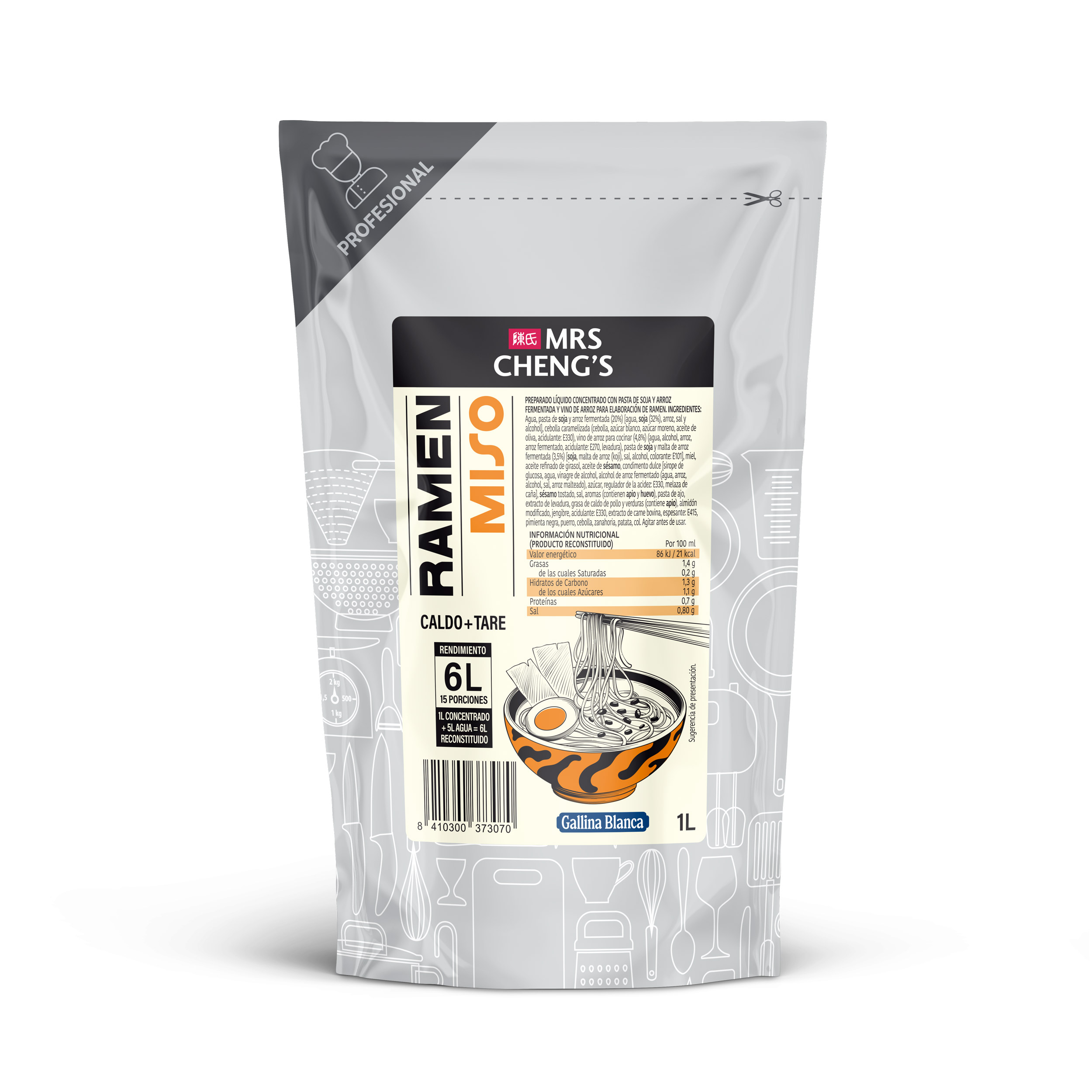 Caldo Ramen Miso 1L