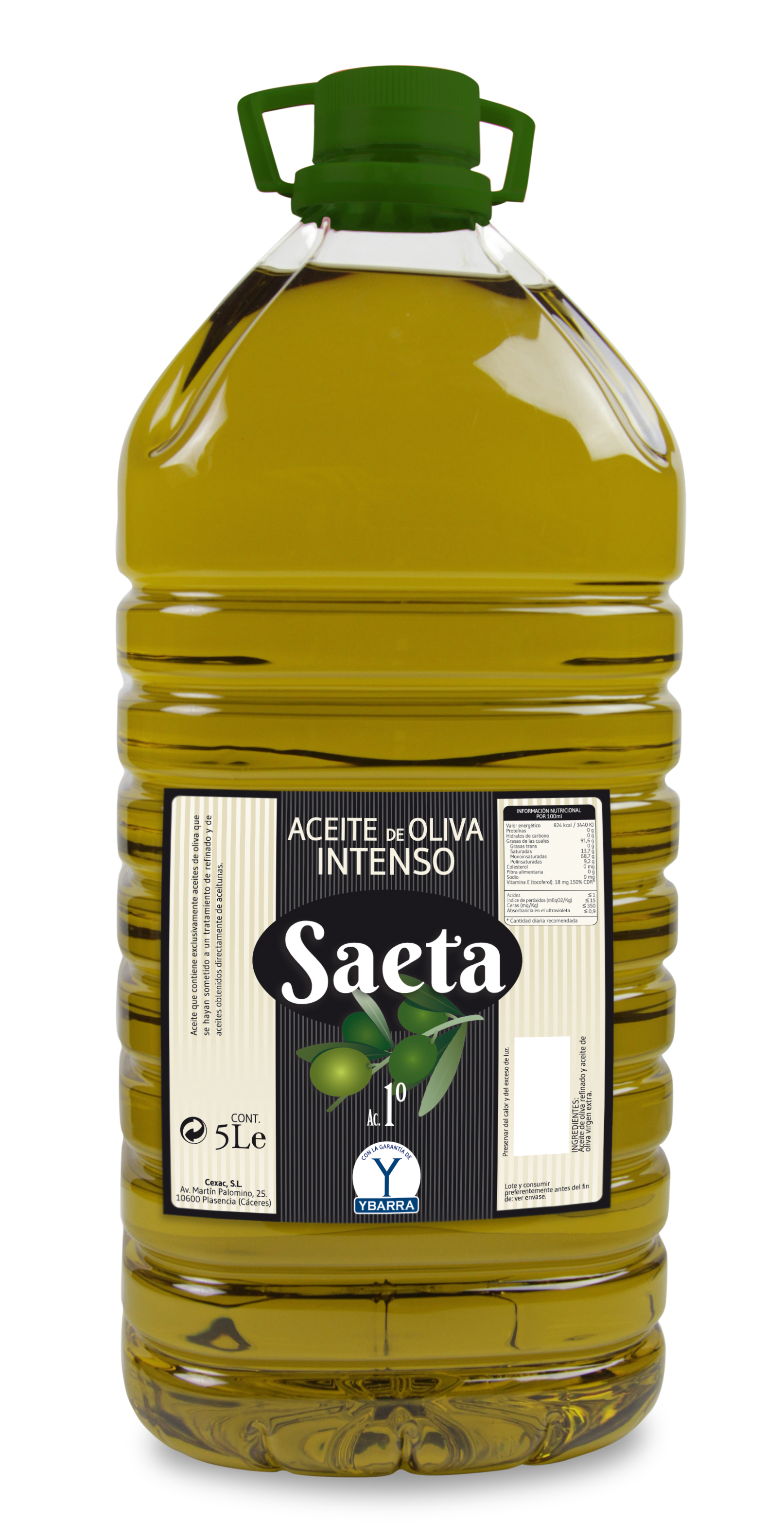 Aceite de oliva intenso Arbequino 5L