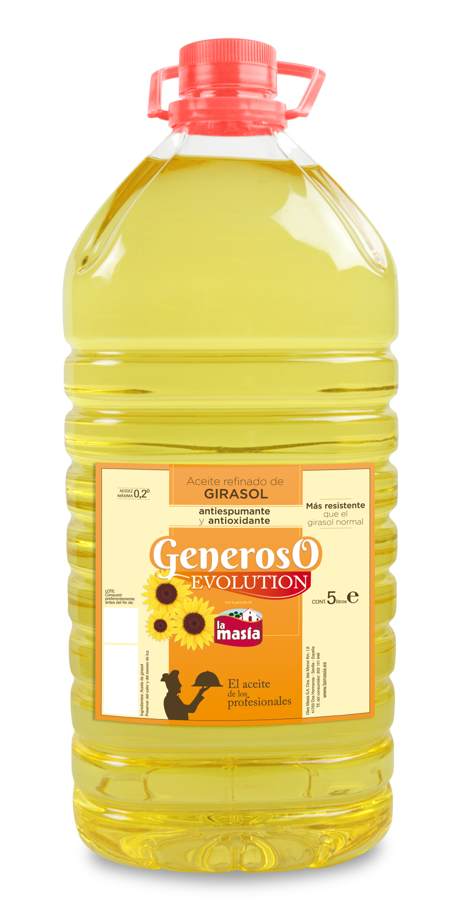 Aceite Alto Oléico Generoso Evolution 5L