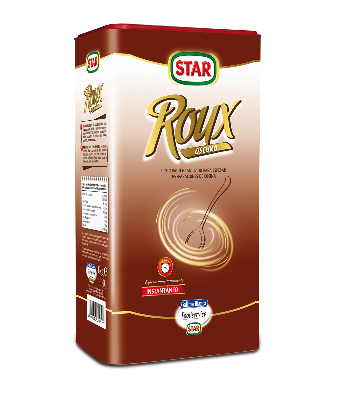 Roux Oscuro, espesante, 1kg