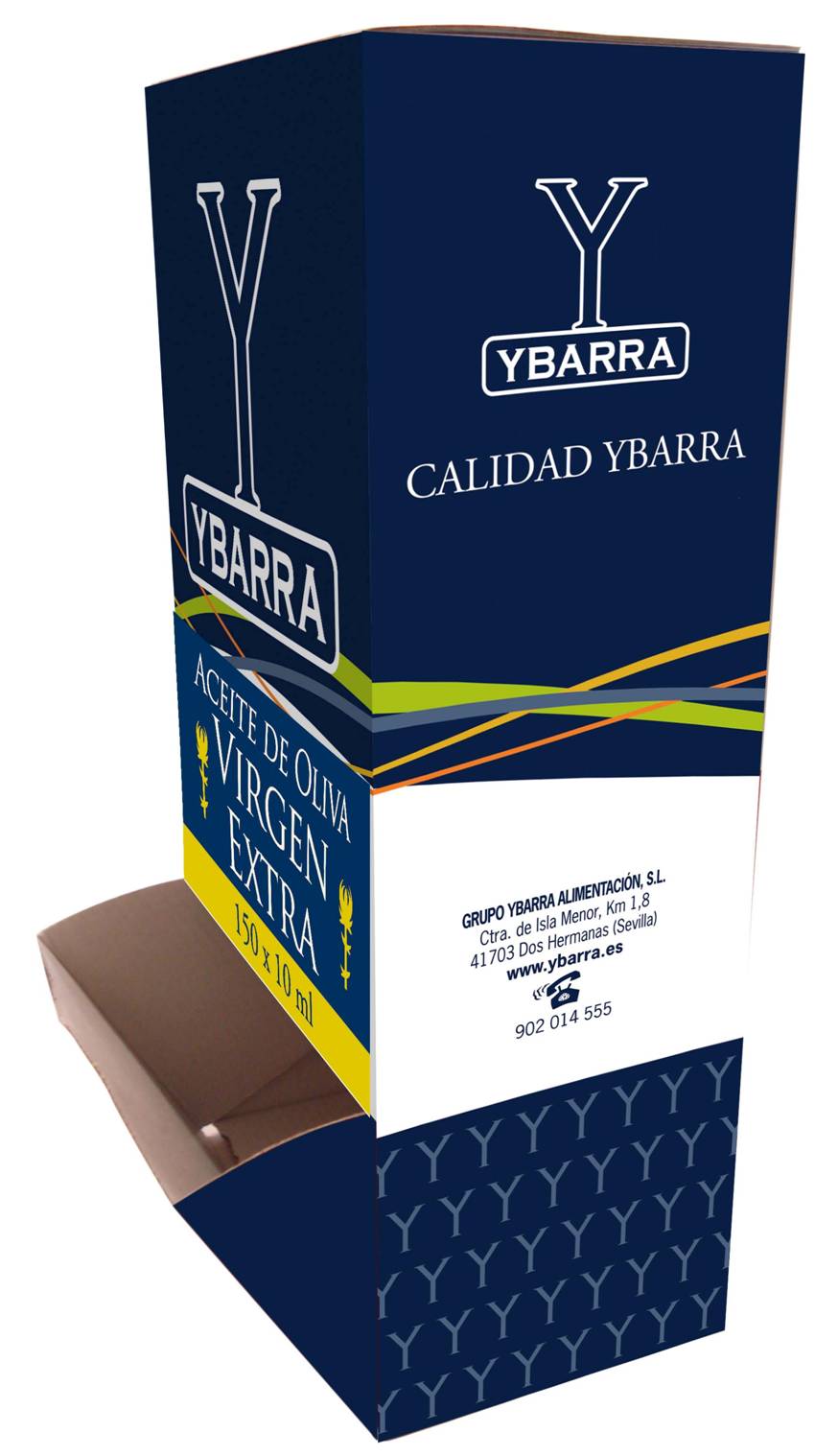 Aceite de oliva virgen extra monodosis expositor 10ml