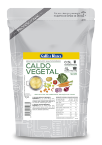 Caldo líquido concentrado Vegetal 0,5L, rinde 4L