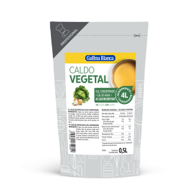 Caldo líquido concentrado Vegetal 0,5L, rinde 4L