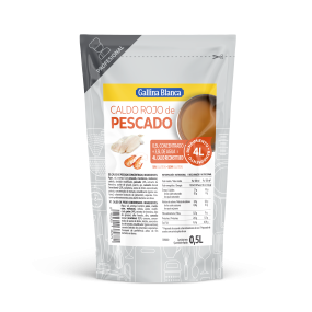 Caldo líquido concentrado Pescado Rojo 0,5L, rinde 4L