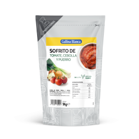 Sofrito de verduras y puerros, sabor suave 1kg
