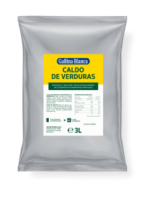 Caldo de Verdura sin gluten, muy bajo en sal