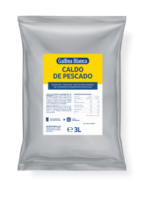 Caldo de Pescado sin gluten, muy bajo en sal