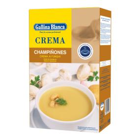 Crema de champiñones